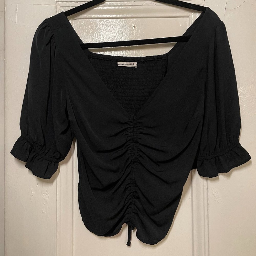 Abercrombie Black Short Sleeve Top